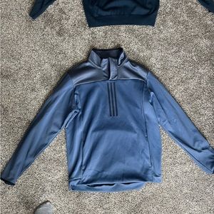 Adidas color lock half zip